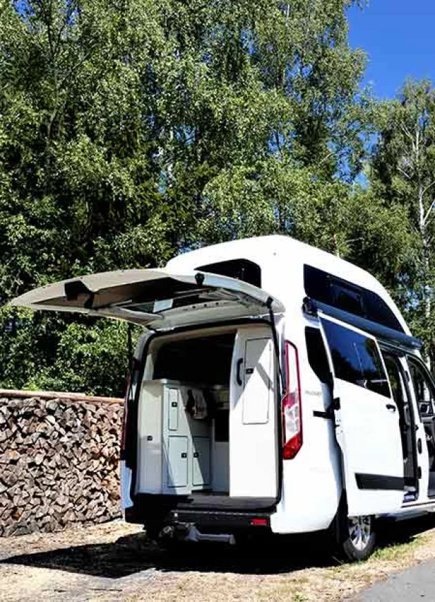 Unterwegs im Caravan. Ford Nugget. Foto: A. Knechtges